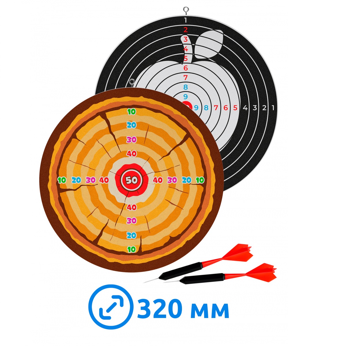 Дартс ПК Лидер круглый 32 см - фото 2
