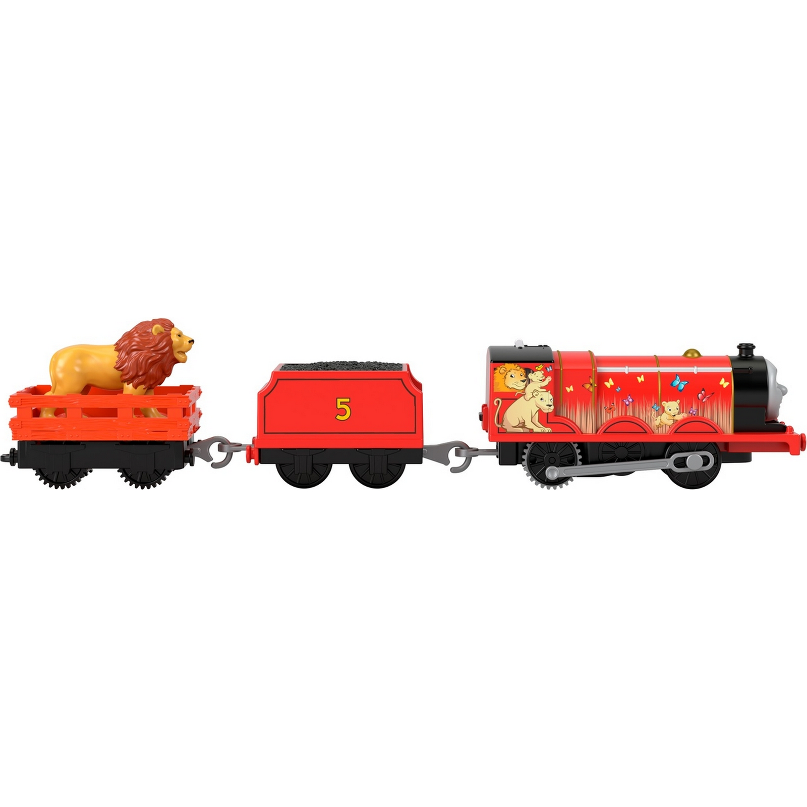 Паровозик Thomas & Friends Железная дорога Герои мультфильмов Джеймс-лев GLK72 GLK69 - фото 5