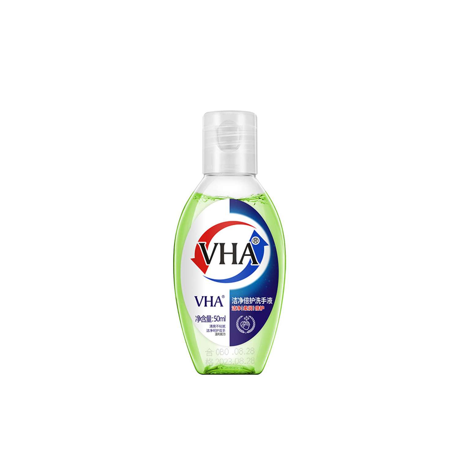 Антибактериальное жидкое мыло VHA с витамином Е и экстрактом алоэ вера 50 мл - фото 1