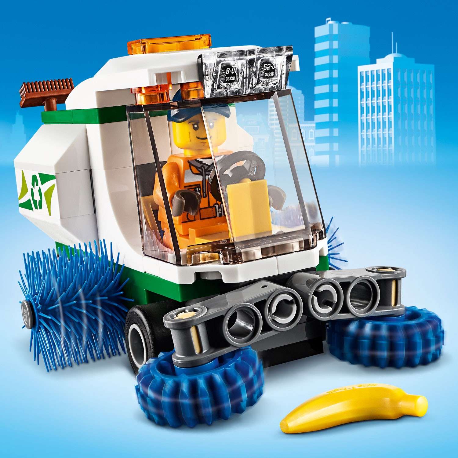 Конструктор LEGO City Great Vehicles Машина для очистки улиц 60249 - фото 10