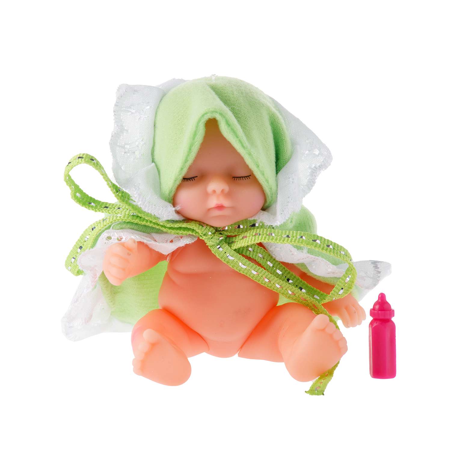 Кукла BABY STYLE Tutu Love в шаре зеленый в теплой накидке 8212/зеленый - фото 1