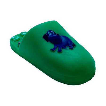Игрушка для собак Homepet Тапок с пищалкой Зеленый