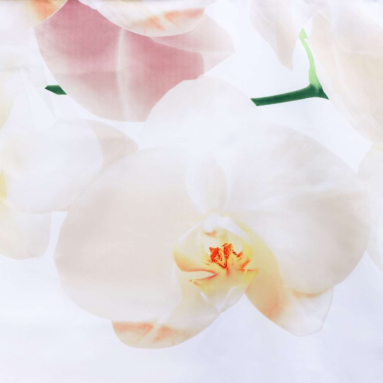 Штора для ванны Доляна «Орхидея над водой» 180×180 см полиэстер - фото 2
