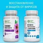 Эхинацея и Метабиотик Green Leaf Formula витамины для кишечника и иммунитета от гриппа и простуды 90 капсул