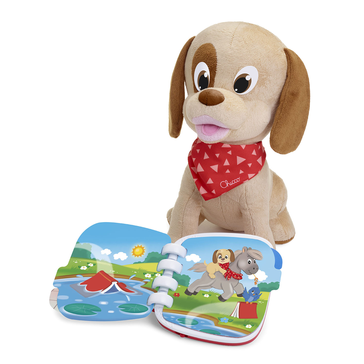 Chicco игрушка мягкая говорящий Щенок