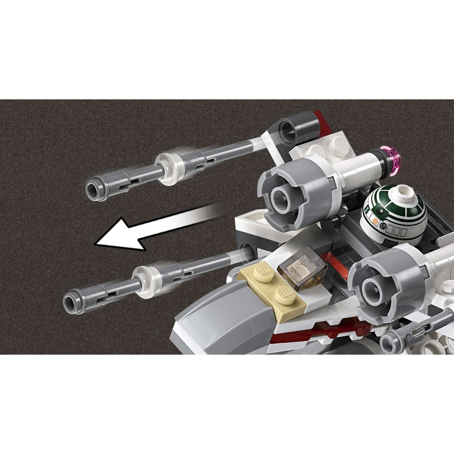Конструктор LEGO Star Wars Истребитель X-wing блочный - фото 6