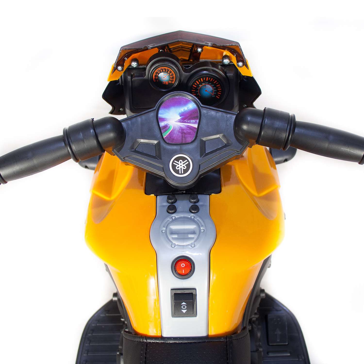 Электромобиль TOYLAND Мотоцикл Minimoto JC919 оранжевый - фото 7