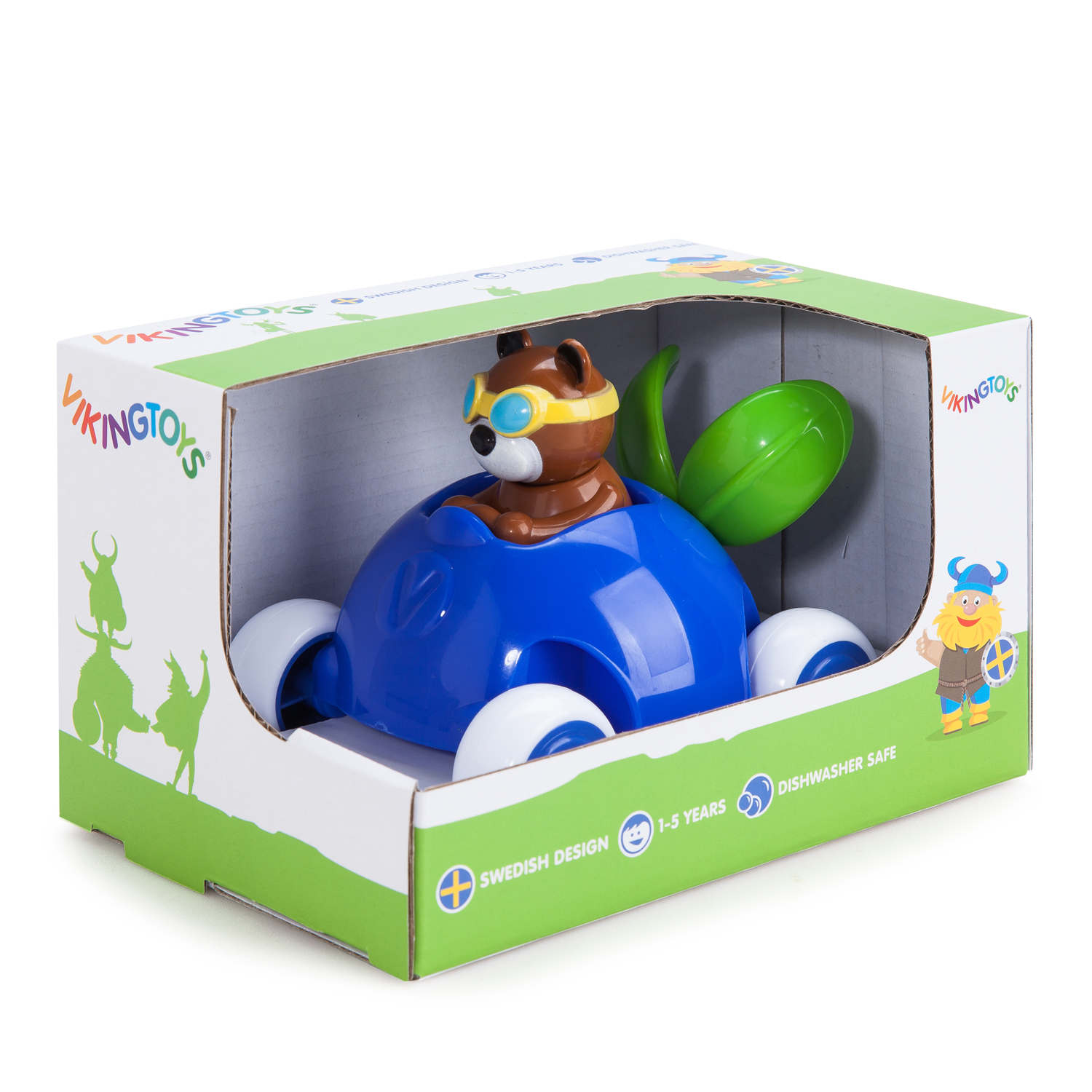 Игровой набор VIKING TOYS Машинка 14см с Мишкой в подарочной упаковке - фото 2