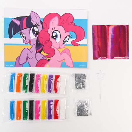 Набор Hasbro для творчества. фреска «Пинки Пай и Искорка». My little Pony