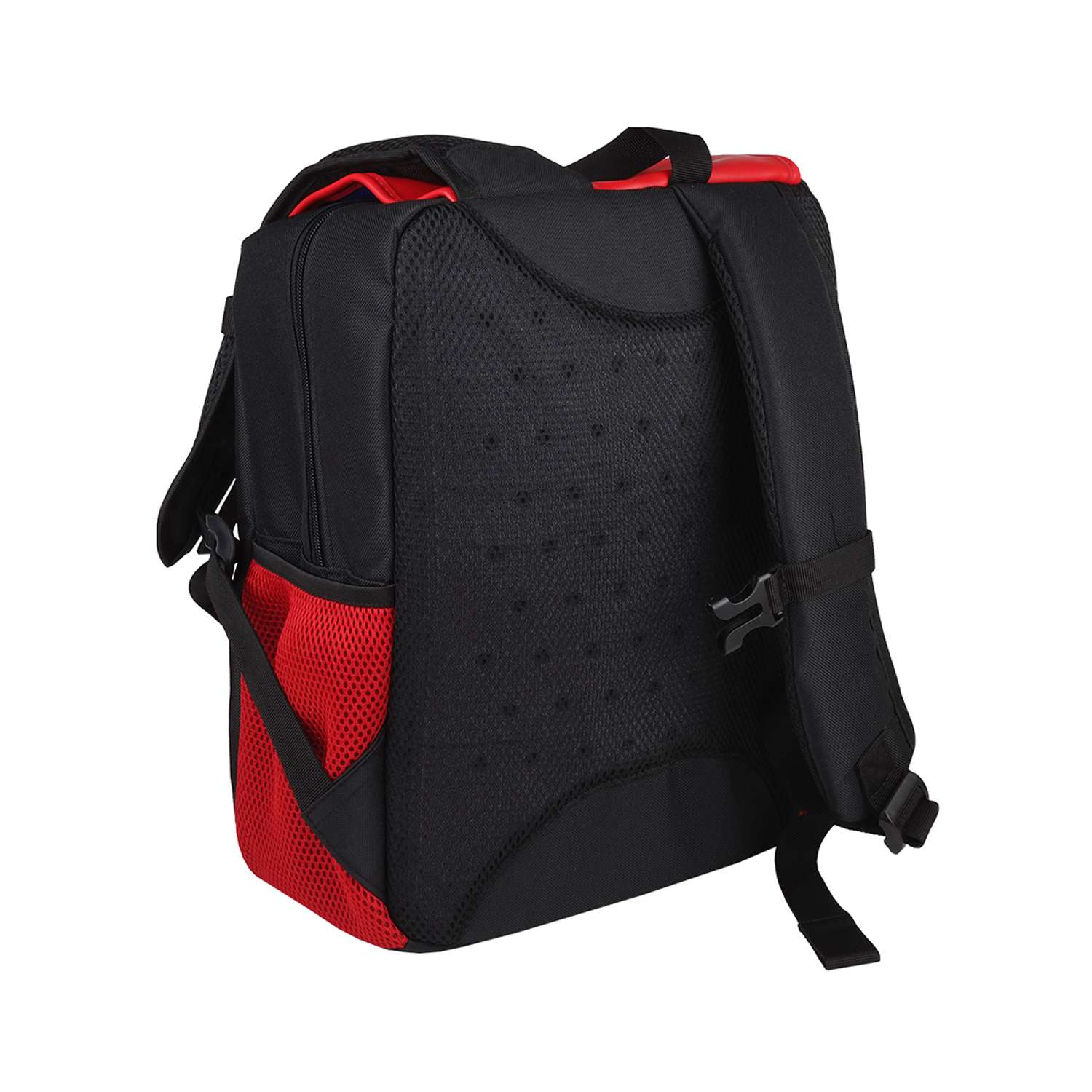 Рюкзак пиксельный Upixel futuristic Kids School Bag чёрно-красный облегченный - фото 8
