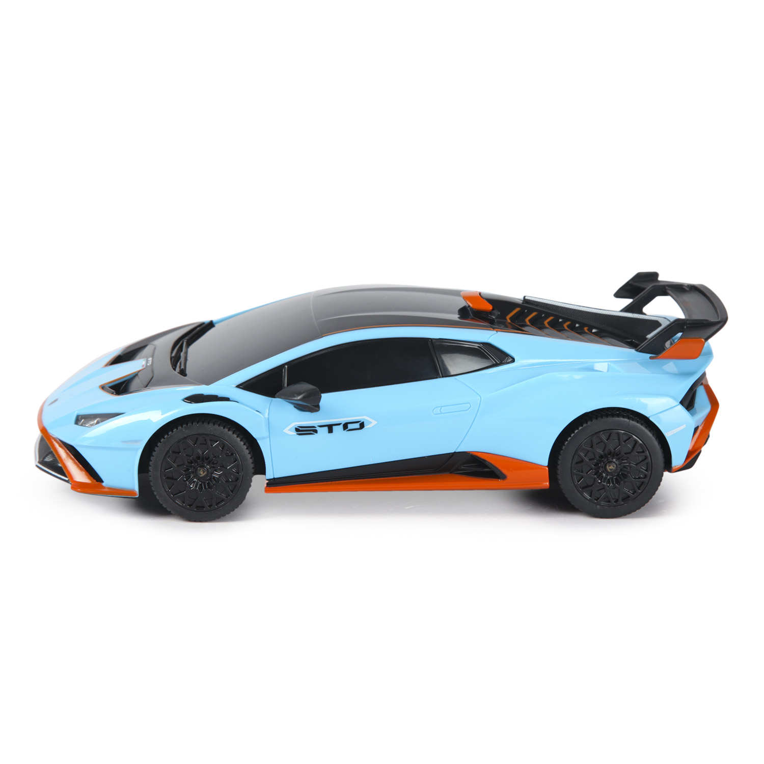 Машина РУ Rastar 1:24 Lamborghini Huracan STO Голубая 98800 - фото 6