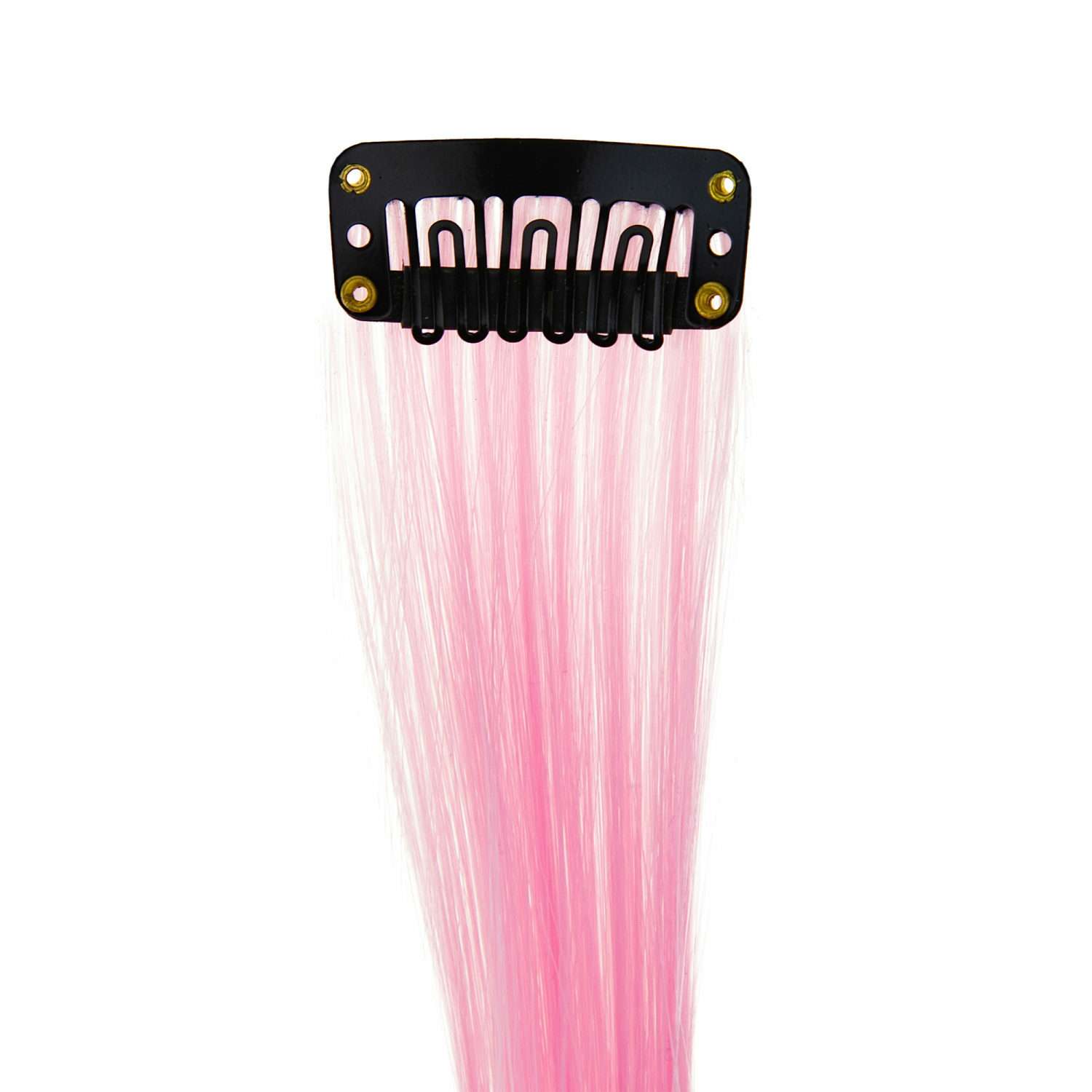 Цветные пряди для волос Lukky Lukky Fashion на заколках искусственные детские розовые 55 см аксессуары для девочек - фото 8