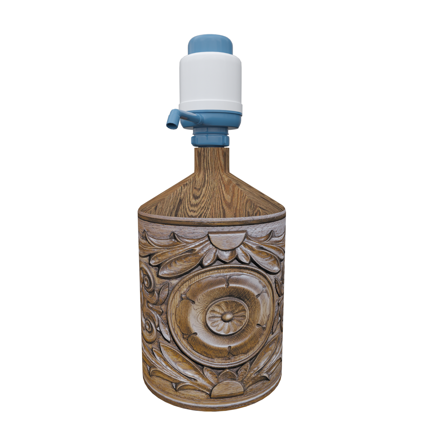 Чехол на бутыль 19л Coolpaq Wood Carving - фото 3