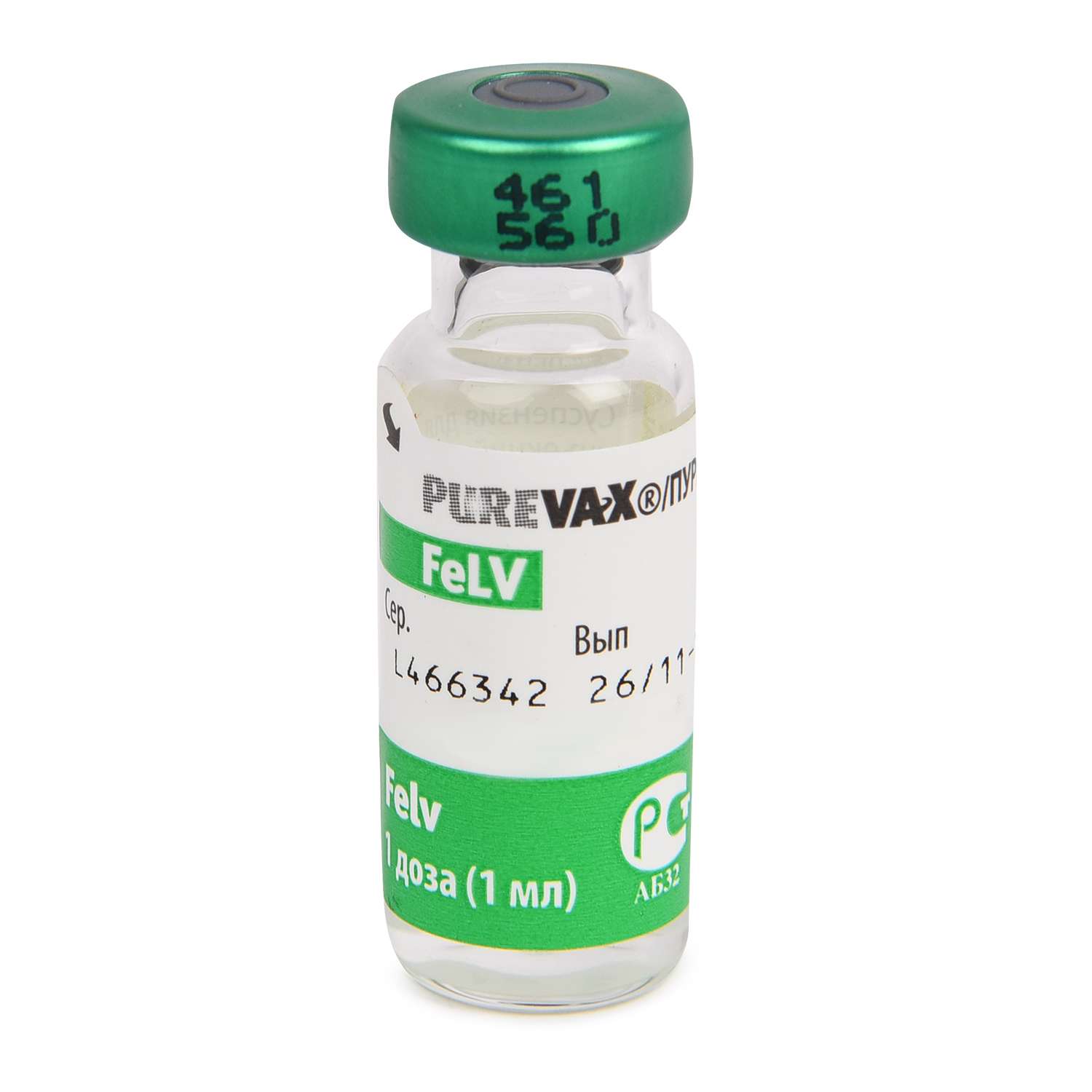 Вакцина для кошек Boehringer Ingelheim Пуревакс FeLV 1доза - фото 1