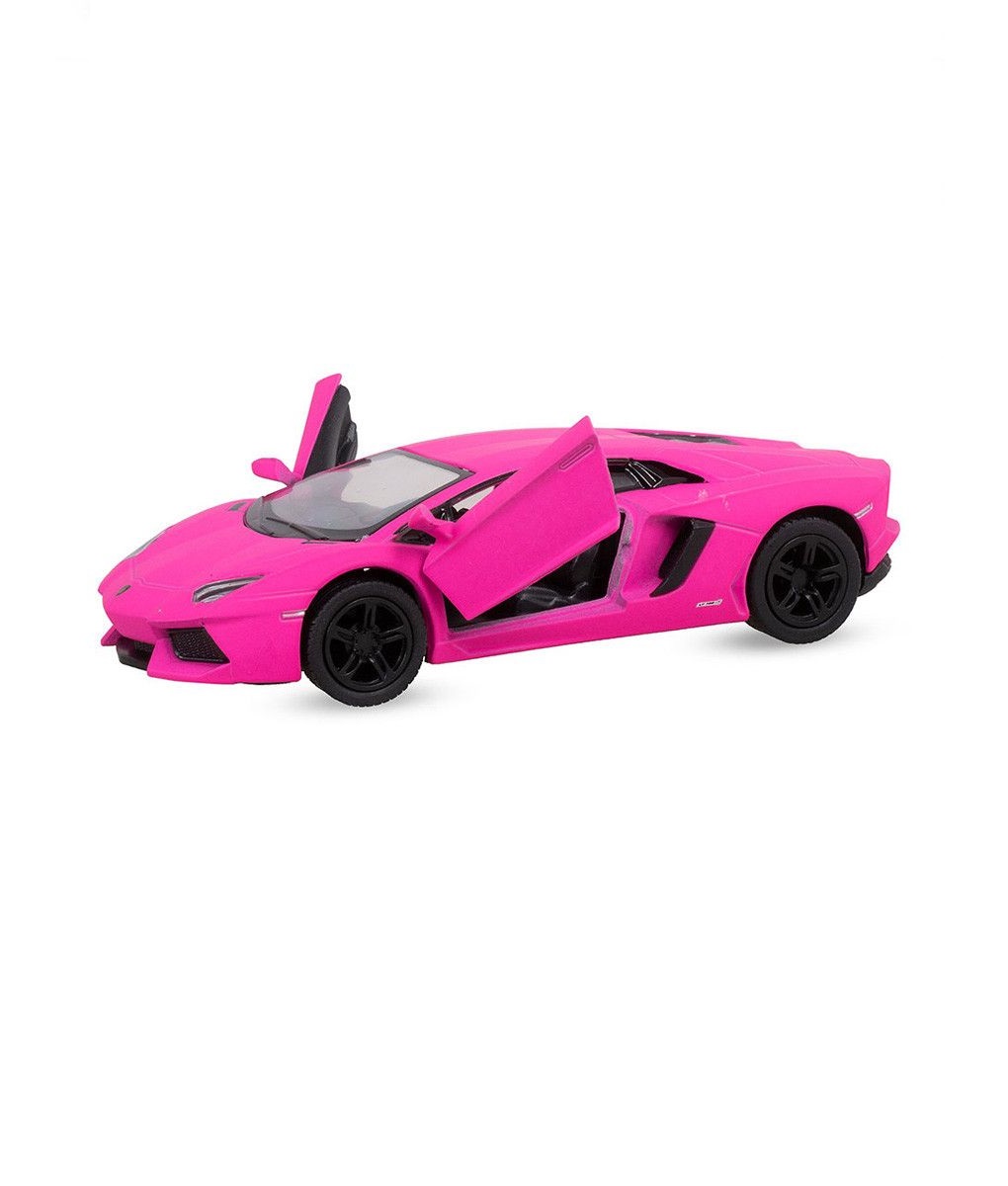 Модель KINSMART Ламборгини Aventador LP 700-4 1:38 розовая КТ5355/2 - фото 1