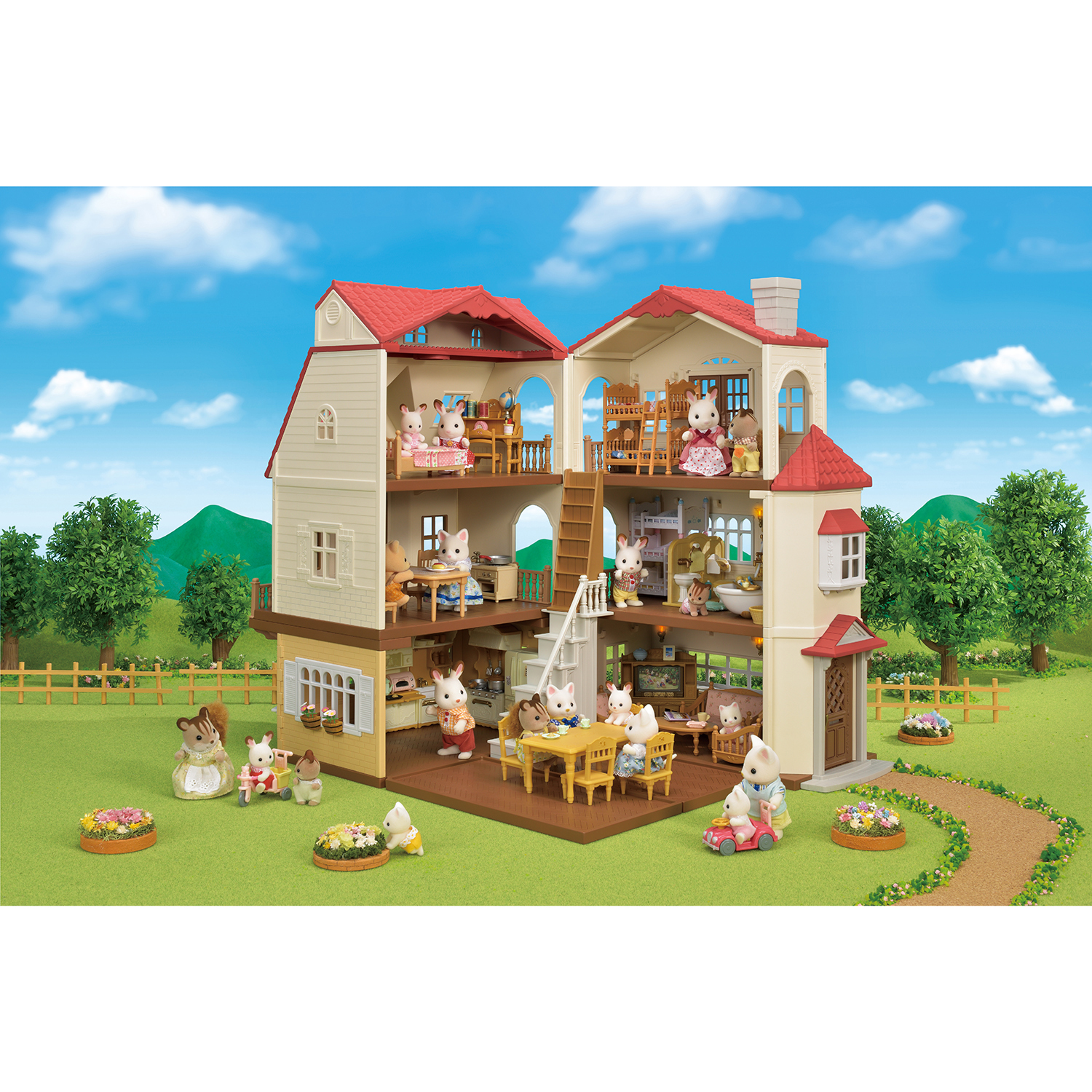 Набор Sylvanian Families Большой дом 5302 купить по цене 10999 ₽ в  интернет-магазине Детский мир