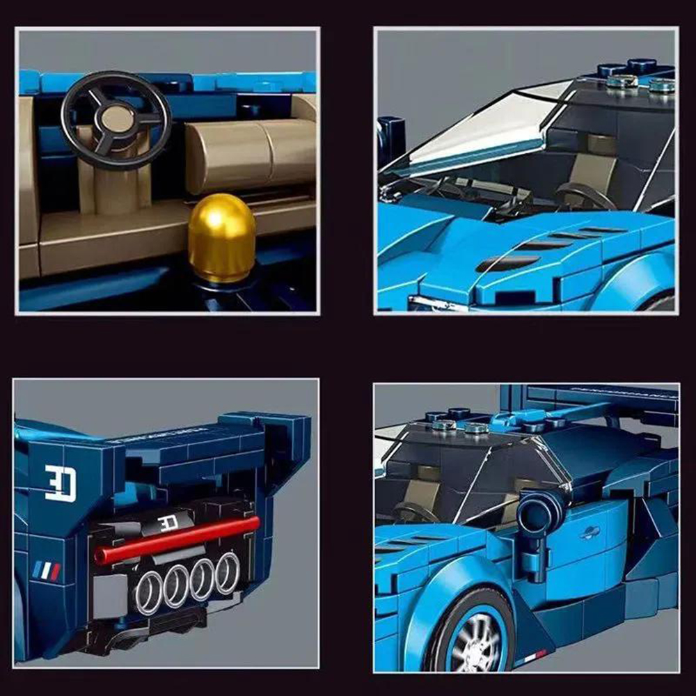 Конструктор Mould King Bugatti Vision GT 336 деталей - фото 7