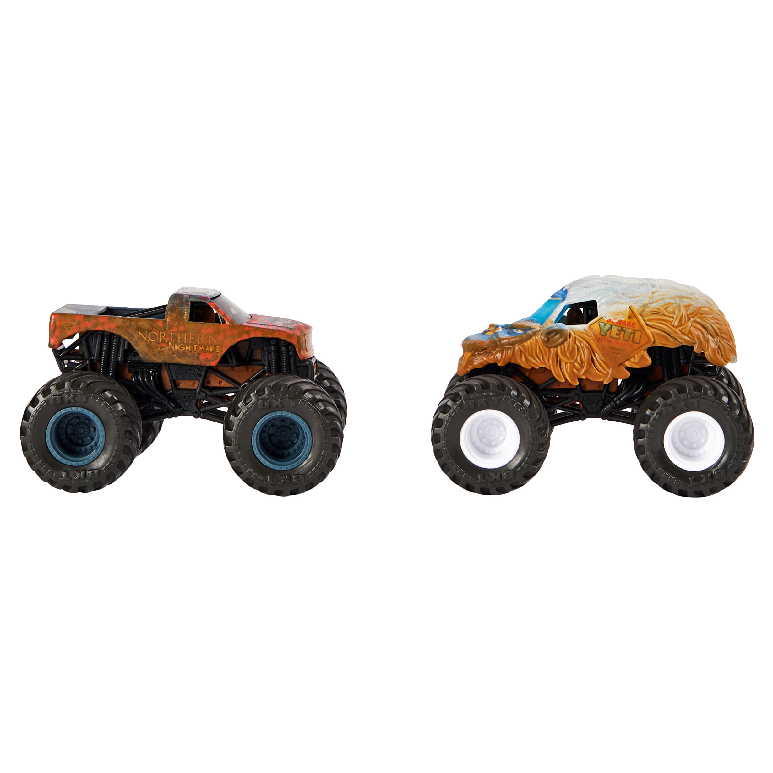 Внедорожник Monster Jam YetiVsNrthrnNghtmre 1:64 6044943 - фото 2