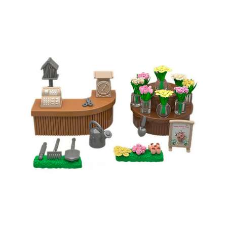 Игровой набор SHARKTOYS Игрушечная мебель и аксессуары для магазина Флорист