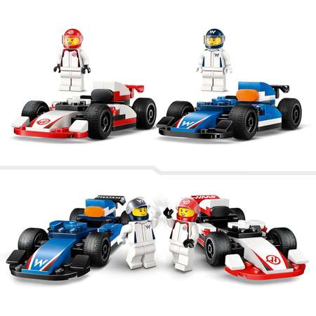 Конструктор LEGO Гоночные автомобили Формулы-1 Williams Racing и Haas F1 60464