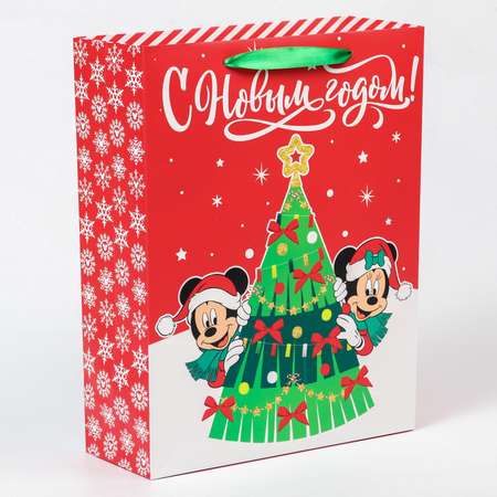 Пакет Disney ламинат вертикальный «С новым годом!» Микки Маус . 31х40х11.5