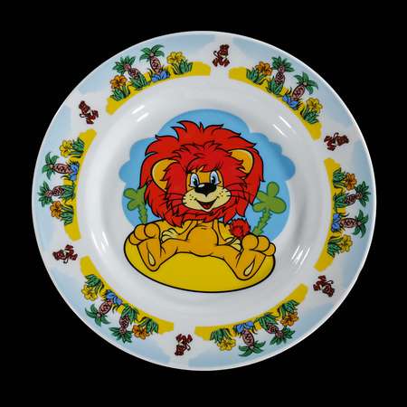 Набор посуды детский Sima-Land Львёнок миска кружка тарелка