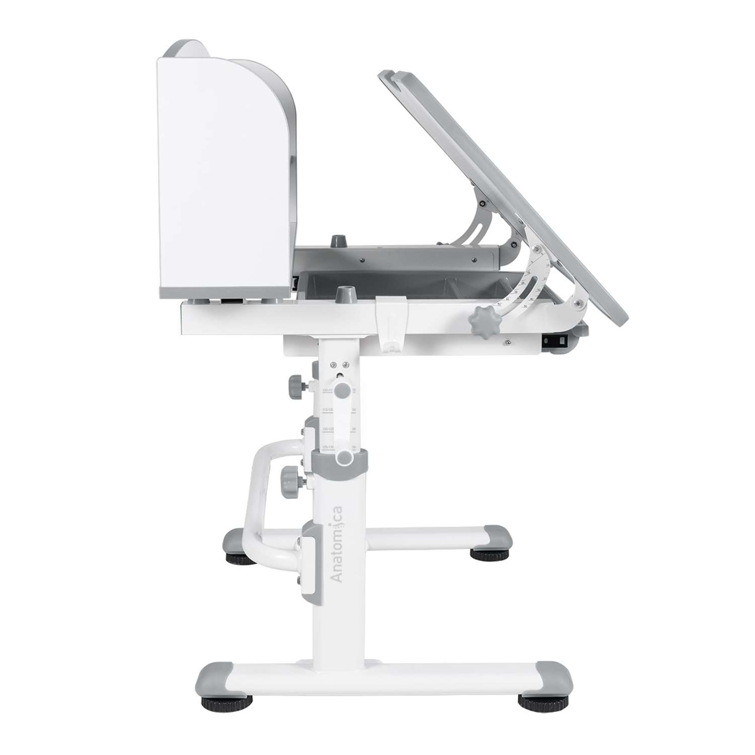 Комплект парта + стул Anatomica Legare белый/серый - фото 4