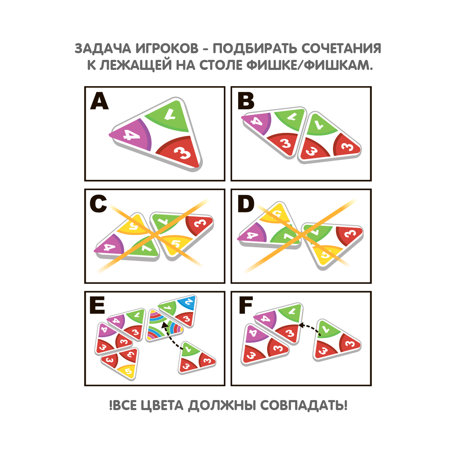 Настольная игра Bondibon домино с цифрами Подбери Код - фото 4