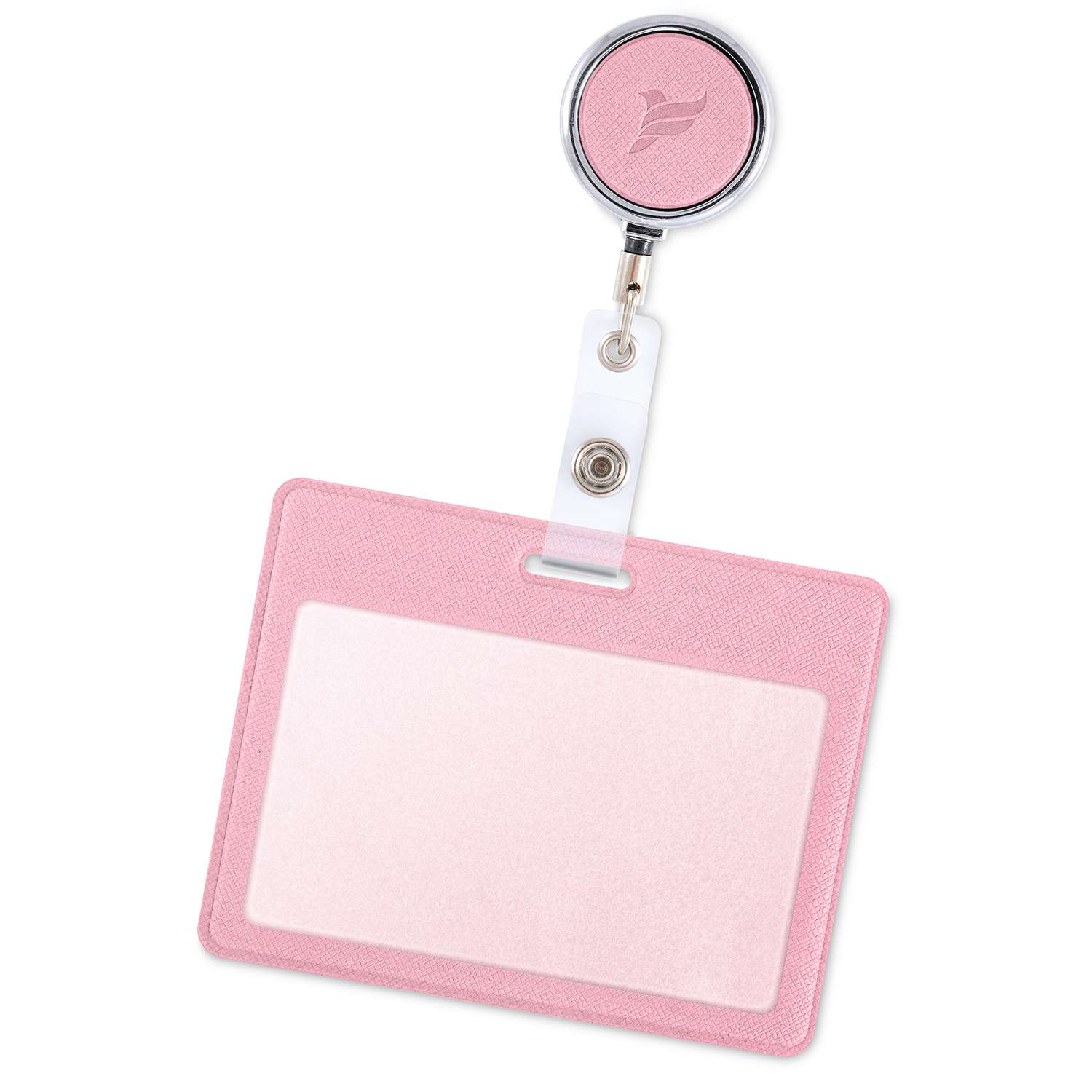 Бейдж-чехол Flexpocket с держателем розовый - фото 1