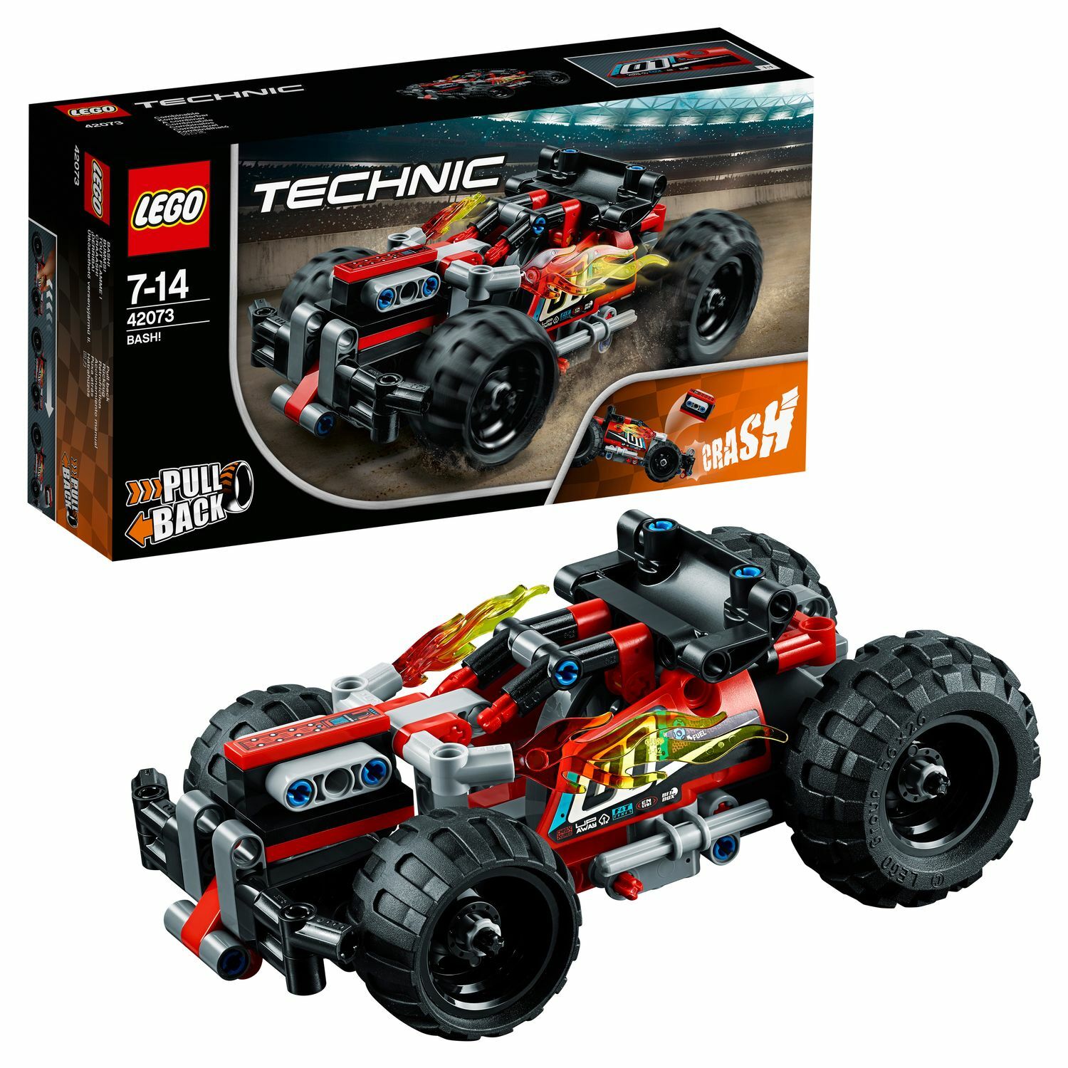 Конструктор LEGO Красный гоночный автомобиль Technic (42073) купить по цене  1499 ₽ в интернет-магазине Детский мир