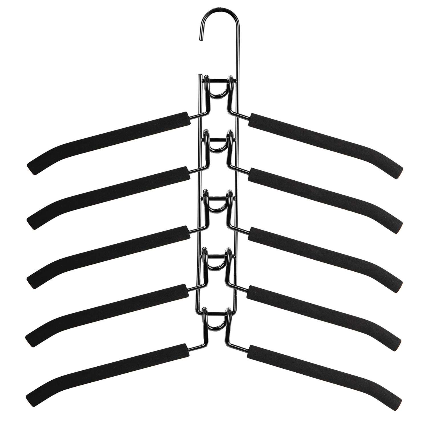 Вешалки-плечики Brabix для одежды трансформер 10 плечиков металл с покрытием - фото 1