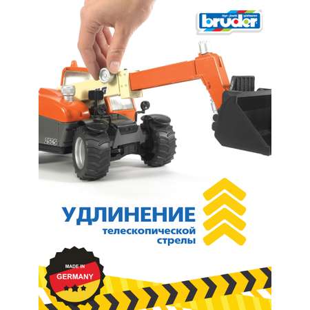 Погрузчик Bruder колёсный Telehandler 1:16 инерционный