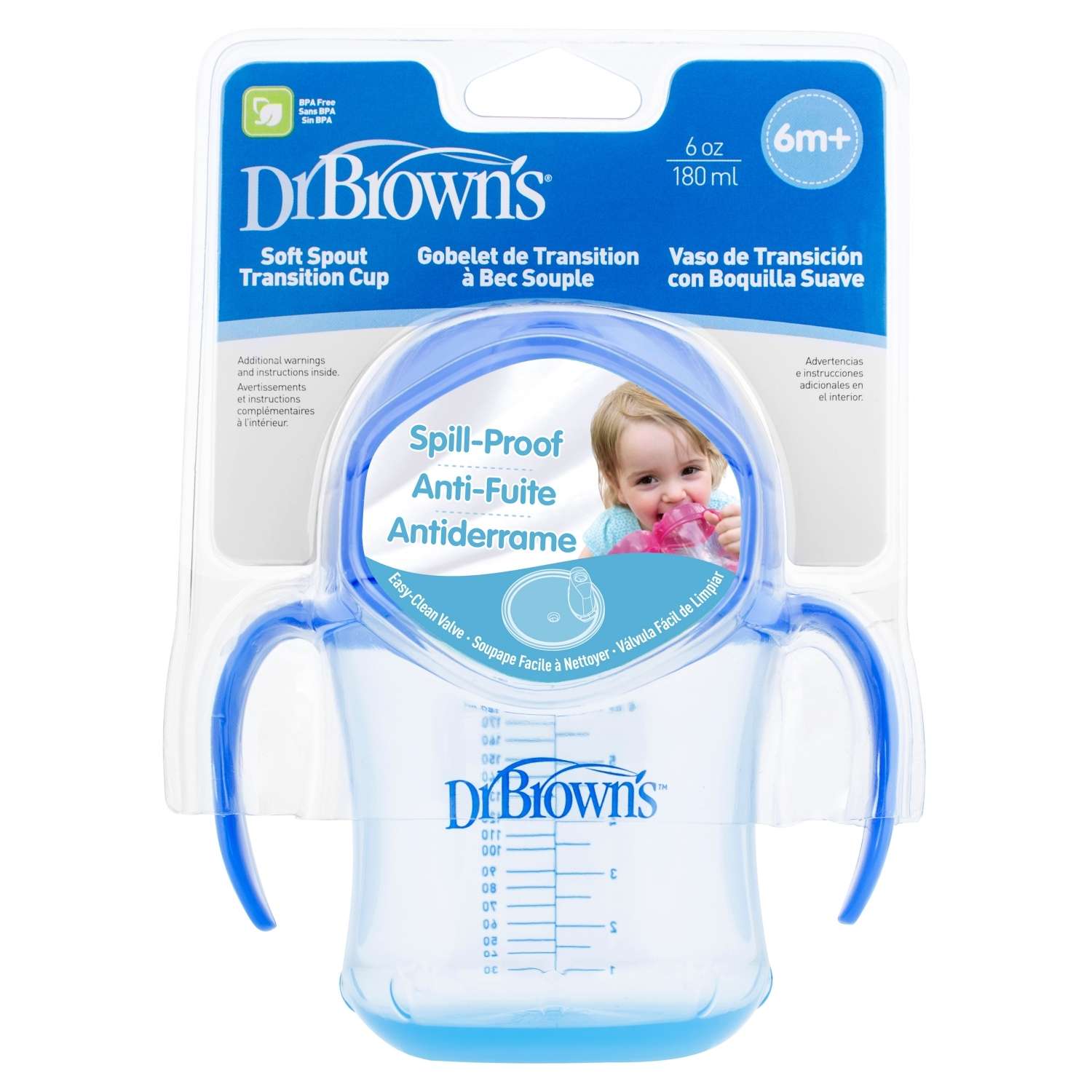 Поильник Dr Browns 180 мл - фото 3