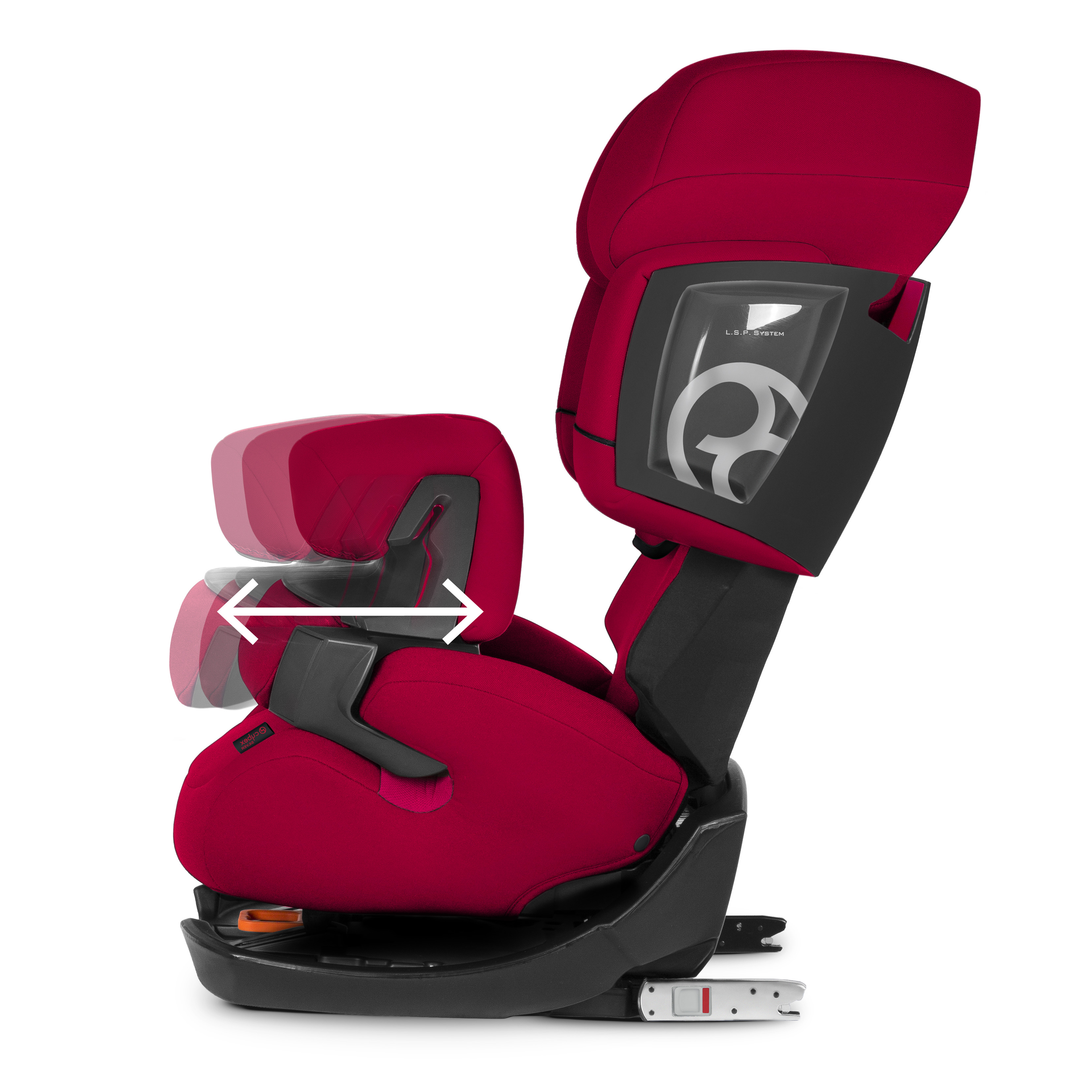 Автокресло Cybex Pallas 2-Fix FE Ferrari Racing Red - фото 3