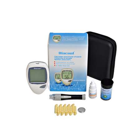 Глюкометр DIACONT Система контроля уровня глюкозы в крови