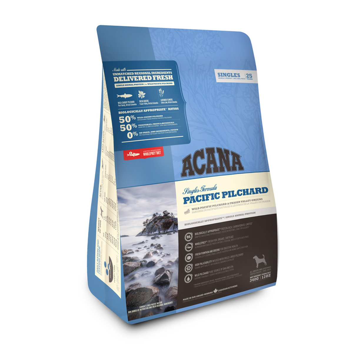 Корм для собак ACANA 340г Singles Pacific Pilchard беззерновой тихоокеанская сардина - фото 1