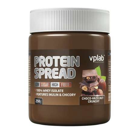 Продукт диетический VPLAB Protein Spread шоколад с кусочками орехов 250г