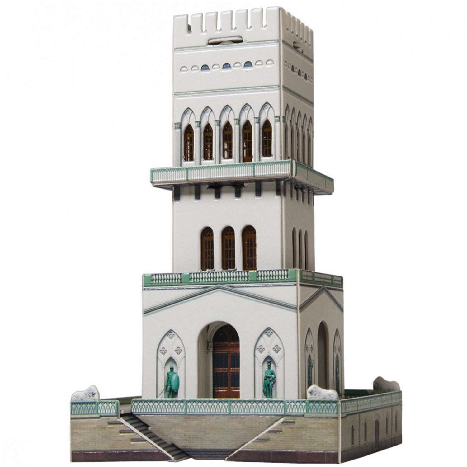 Сборная модель Умная бумага Архитектура Белая башня 406 406 - фото 1