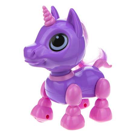 Интерактивная игрушка Robo Pets единорог фиолетовый
