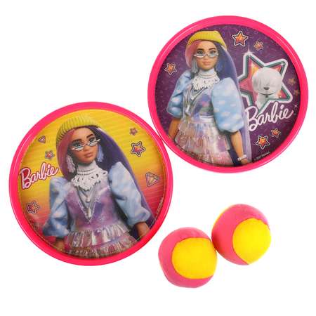 Мячеловка Играем Вместе Барби с липучкой