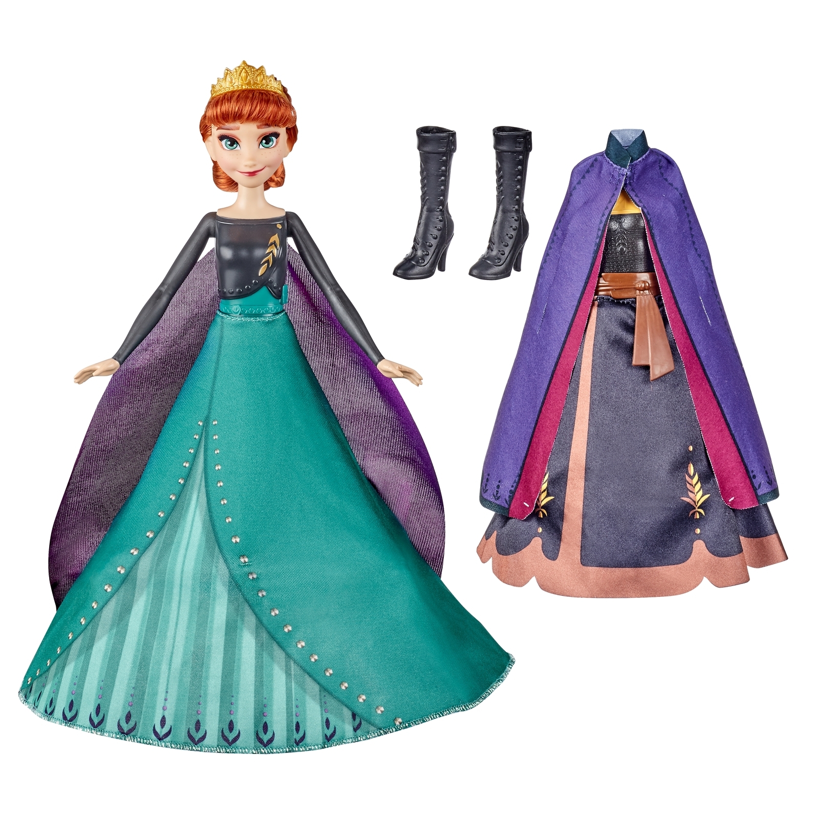 Кукла Disney Frozen Холодное Сердце 2 Анна в королевском наряде E94195L0 E78955L0 - фото 3