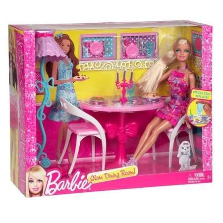 Аксессуар для кукол Barbie кукольный интерьер в ассортименте