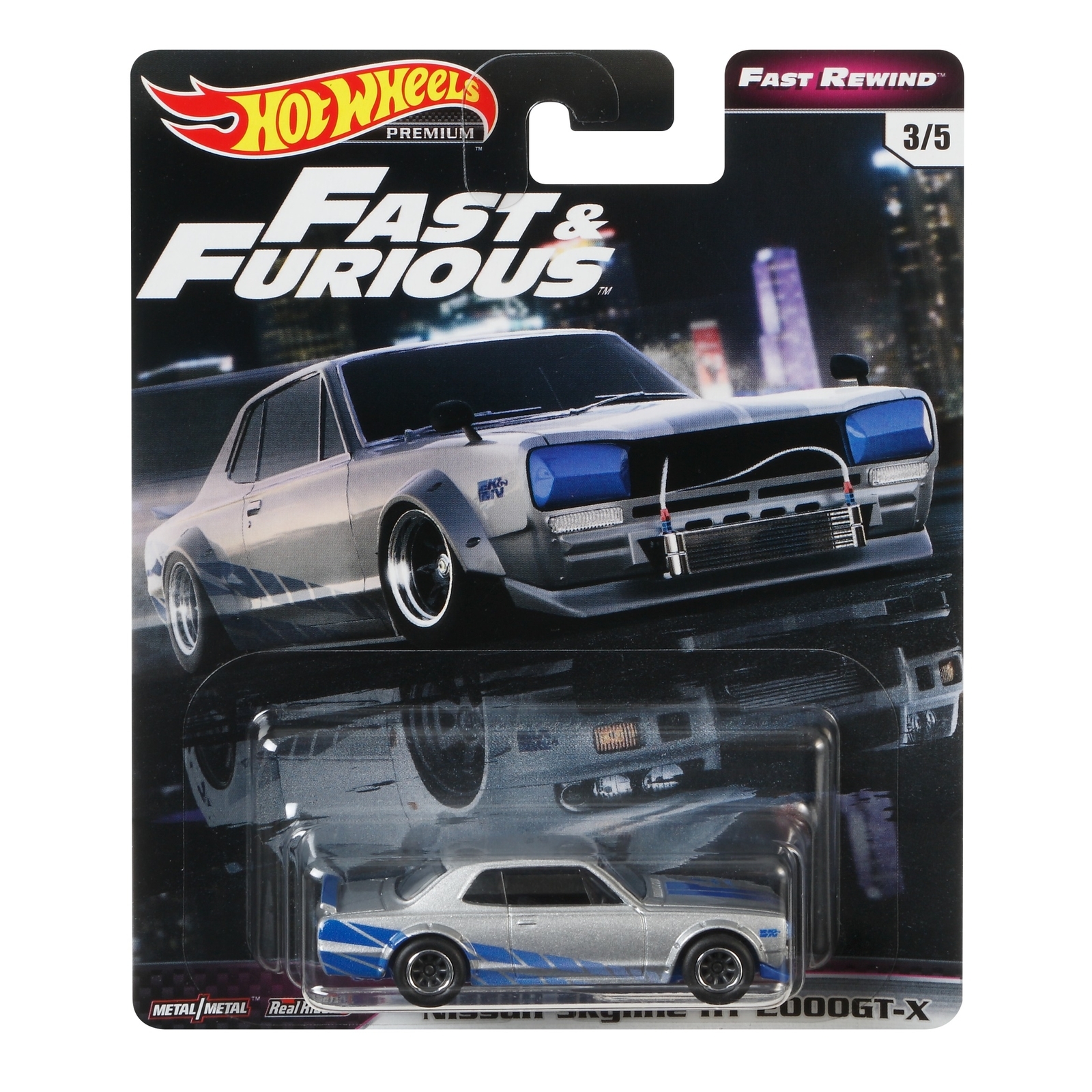 Машинка Hot Wheels Форсаж Ниссан Скайлайн 2000gt-x купить по цене 80 ₽ в  интернет-магазине Детский мир