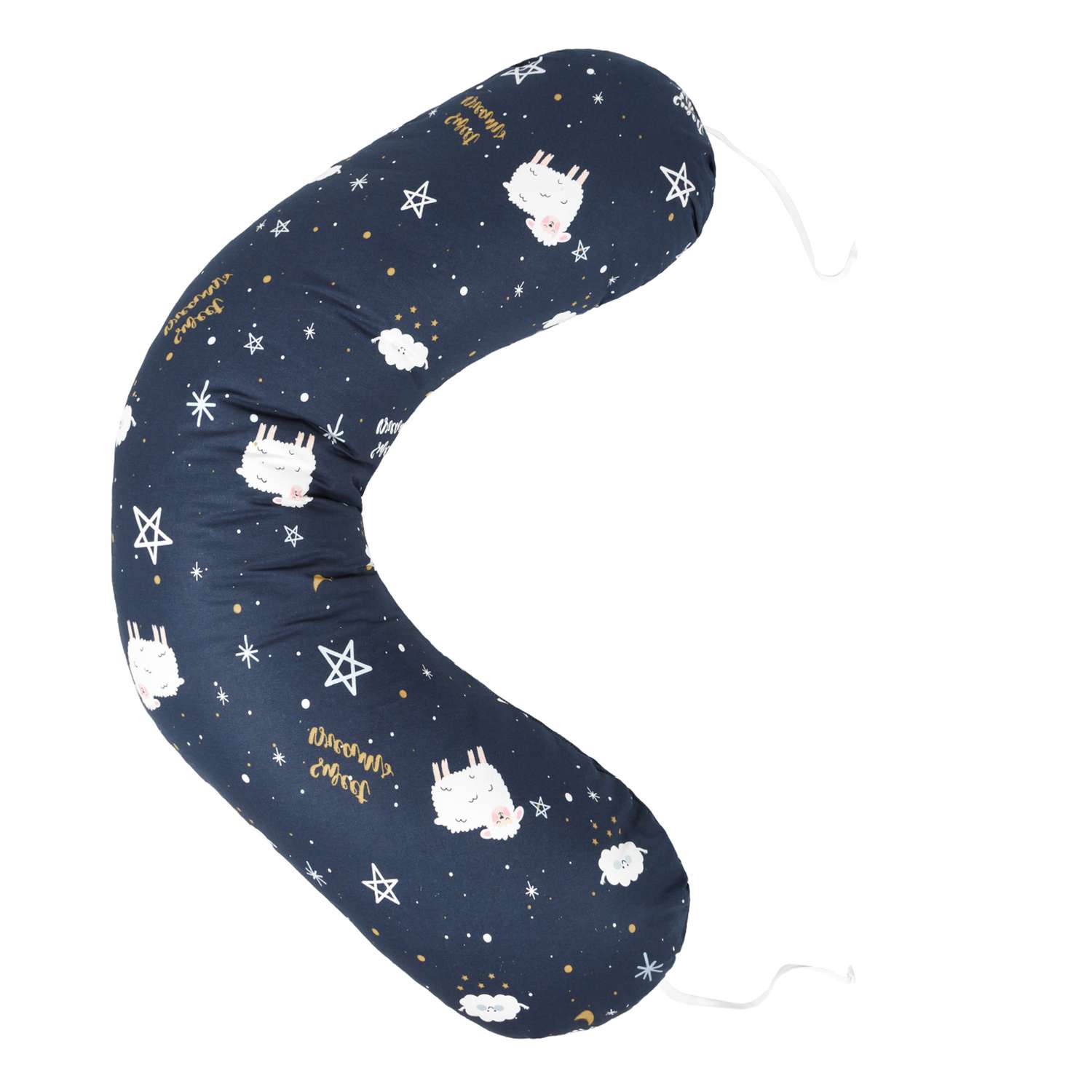 Наволочка AmaroBaby к подушке для беременных 170x25 см Galaxy синяя - фото 1