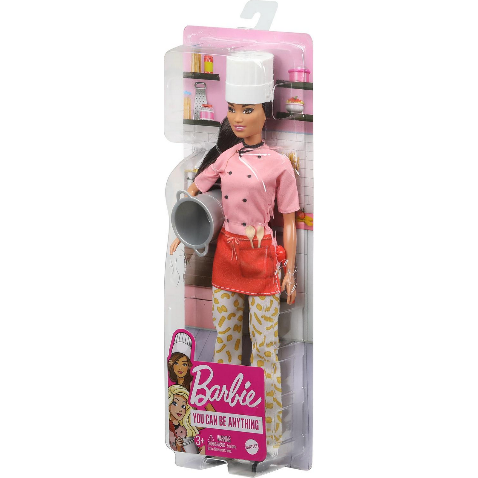 Кукла Barbie из серии Кем быть? Фигуристка (брюнетка)