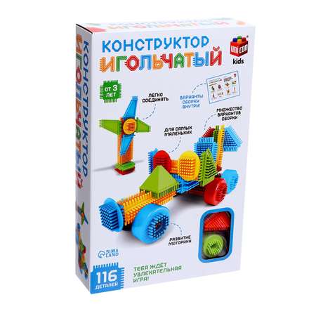 Конструктор Unicon игольчатый 116 деталей