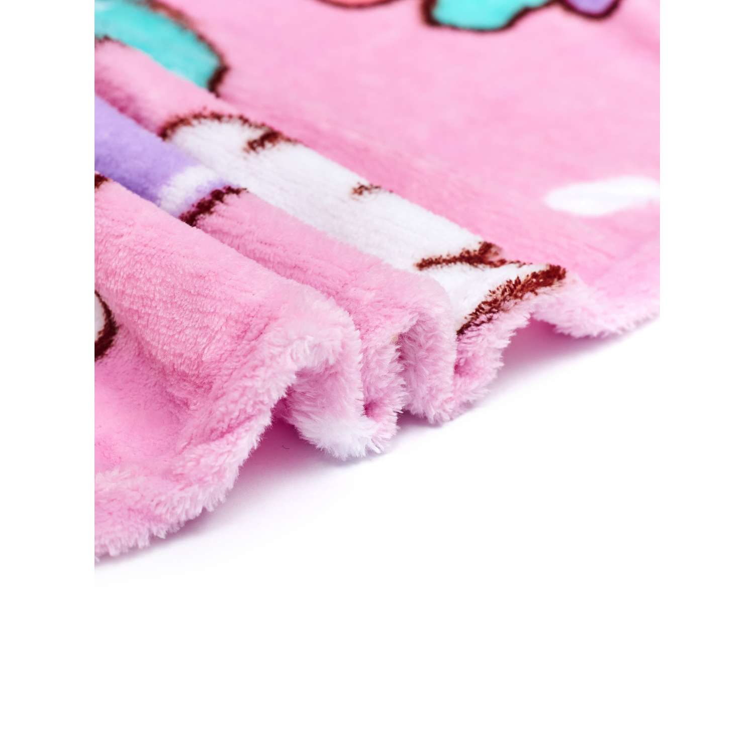 Плед детский Павлинка Аэро Софт Единороги розовый 150х100 см - фото 2