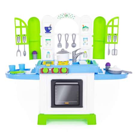 Игровой набор Полесье детская кухня с игрушечной посудой NATALI