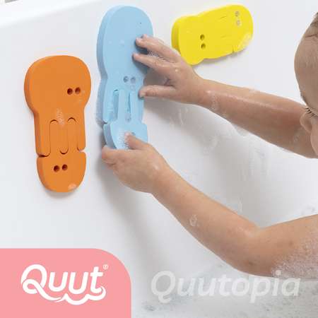 Пазл 2D QUUT мягкий для игры в ванне Quutopia Медузы 10 элементов