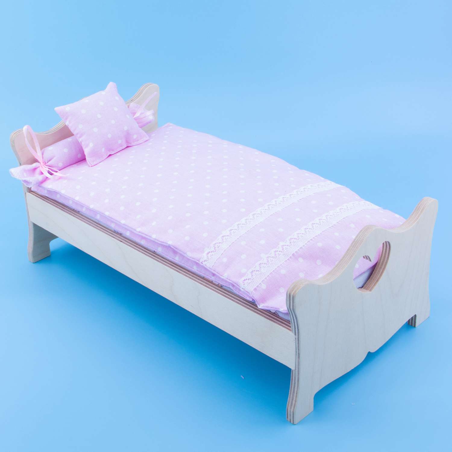Комлпект постельного белья Модница для куклы 29 см пастельно-розовый 2002пастельно-розовый - фото 10